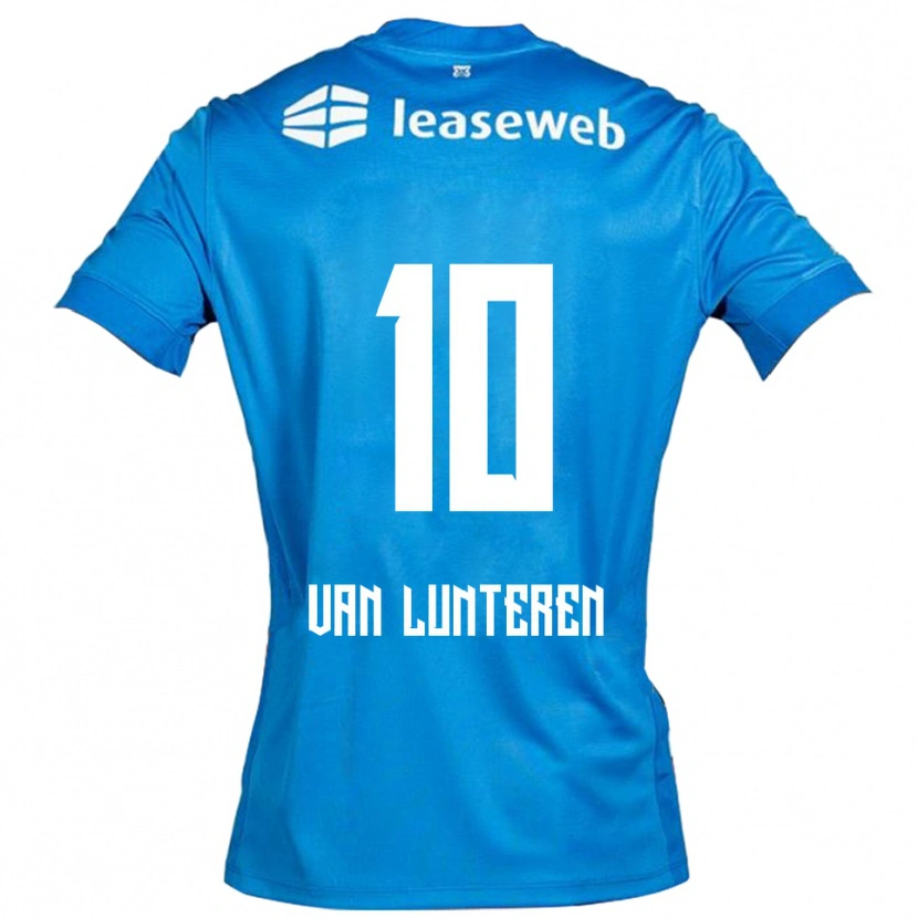 Danxen Women Desiree Van Lunteren #10 Blue White Away Jersey 2025/26 T-Shirt