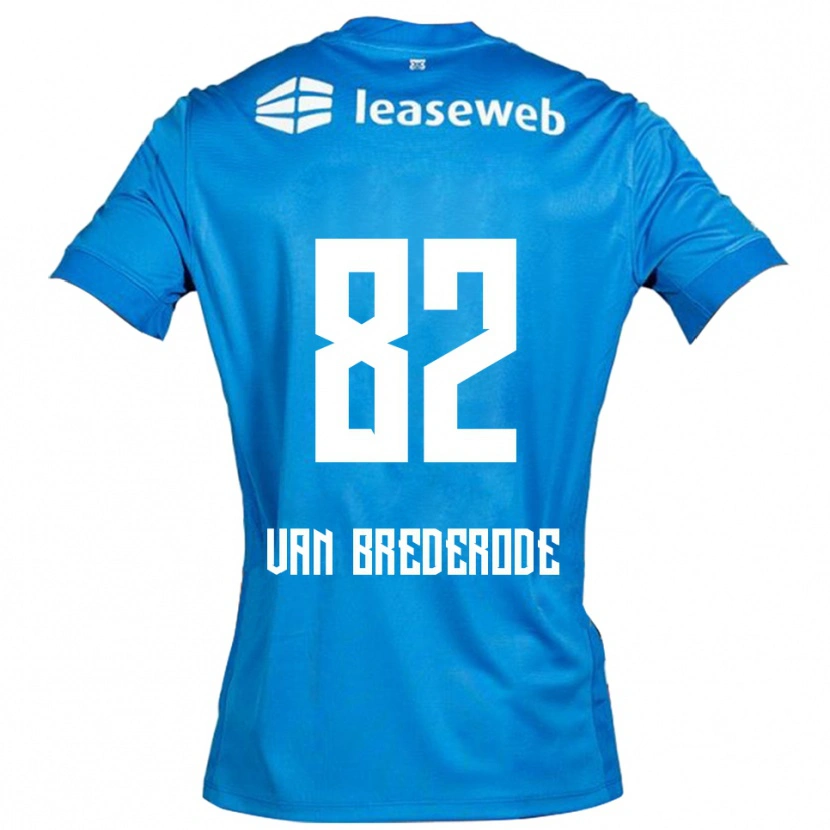 Danxen Women Myron Van Brederode #82 Blue White Away Jersey 2025/26 T-Shirt