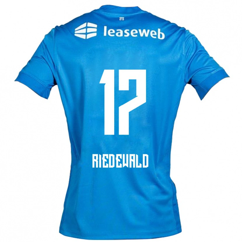 Danxen Women Kenzo Riedewald #17 Blue White Away Jersey 2025/26 T-Shirt