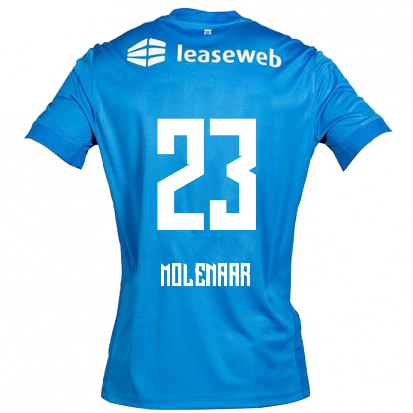Danxen Women Finn Molenaar #23 Blue White Away Jersey 2025/26 T-Shirt