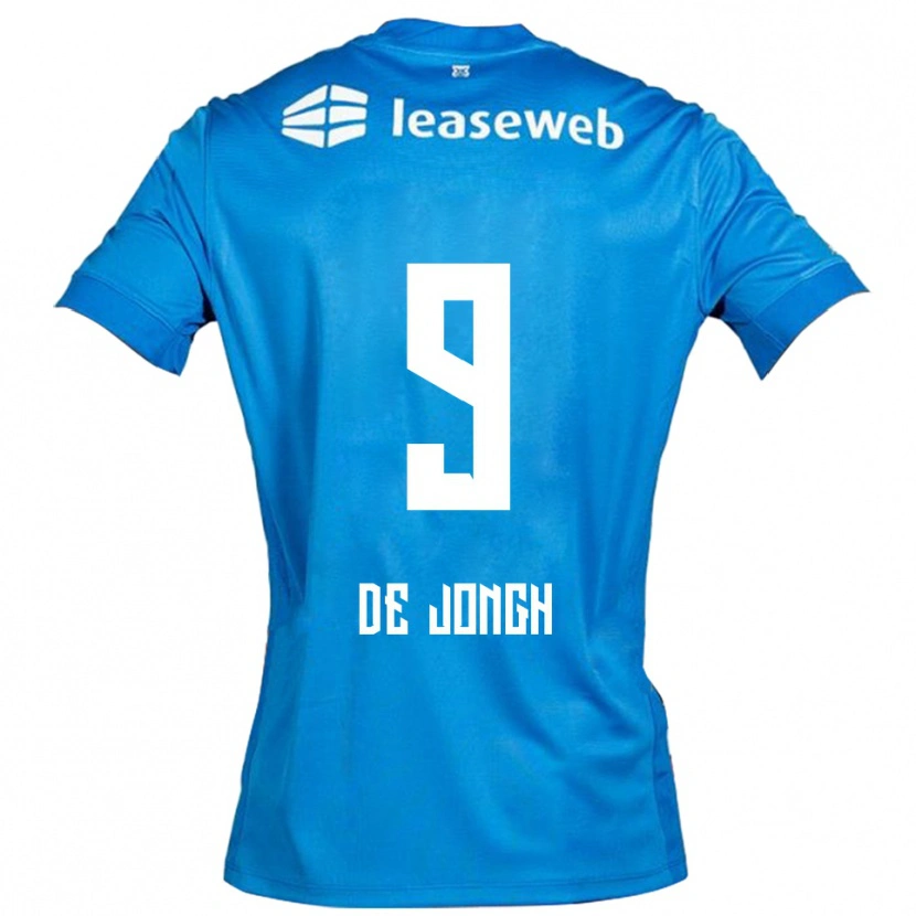 Danxen Women Iain De Jongh #9 Blue White Away Jersey 2025/26 T-Shirt