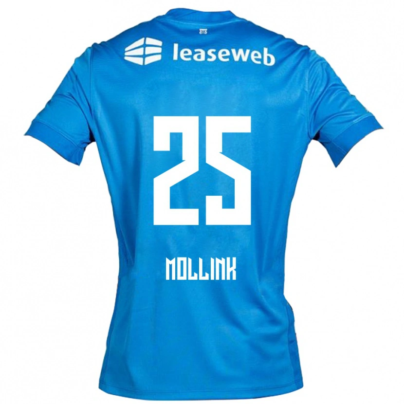Danxen Women Yaël Mollink #25 Blue White Away Jersey 2025/26 T-Shirt