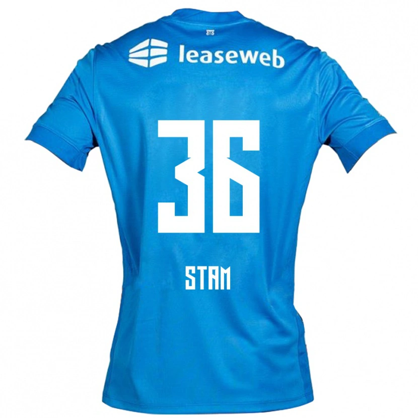 Danxen Women Finn Stam #36 Blue White Away Jersey 2025/26 T-Shirt