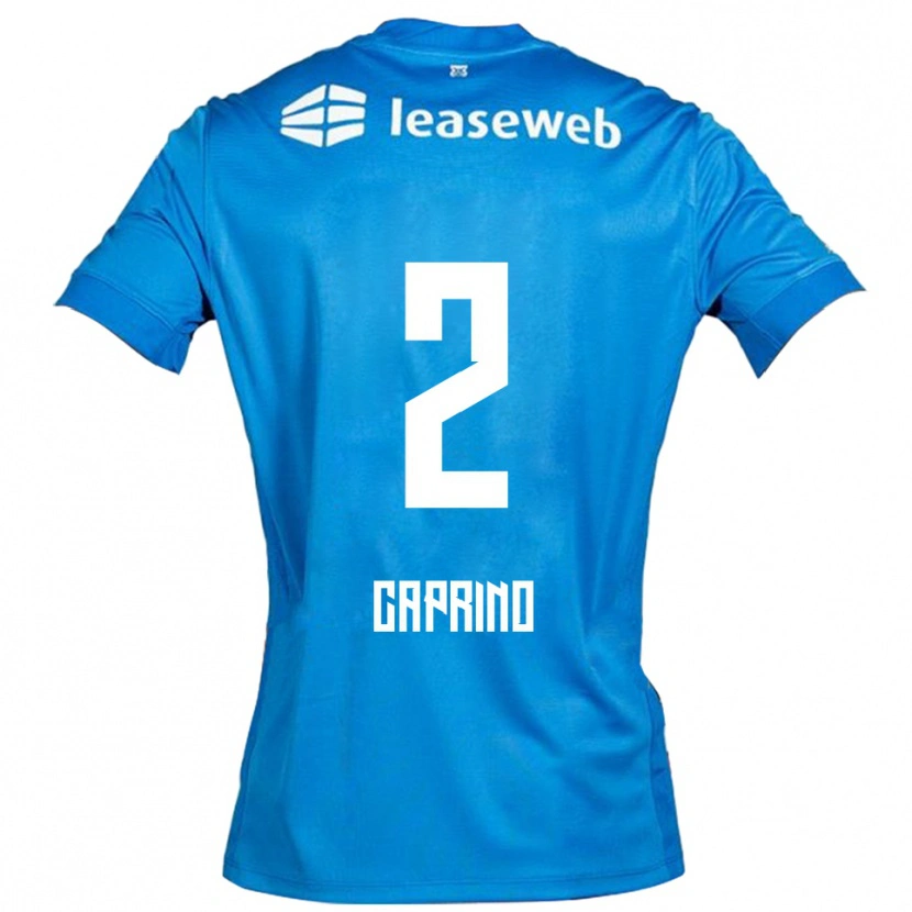 Danxen Women Ginia Caprino #2 Blue White Away Jersey 2025/26 T-Shirt