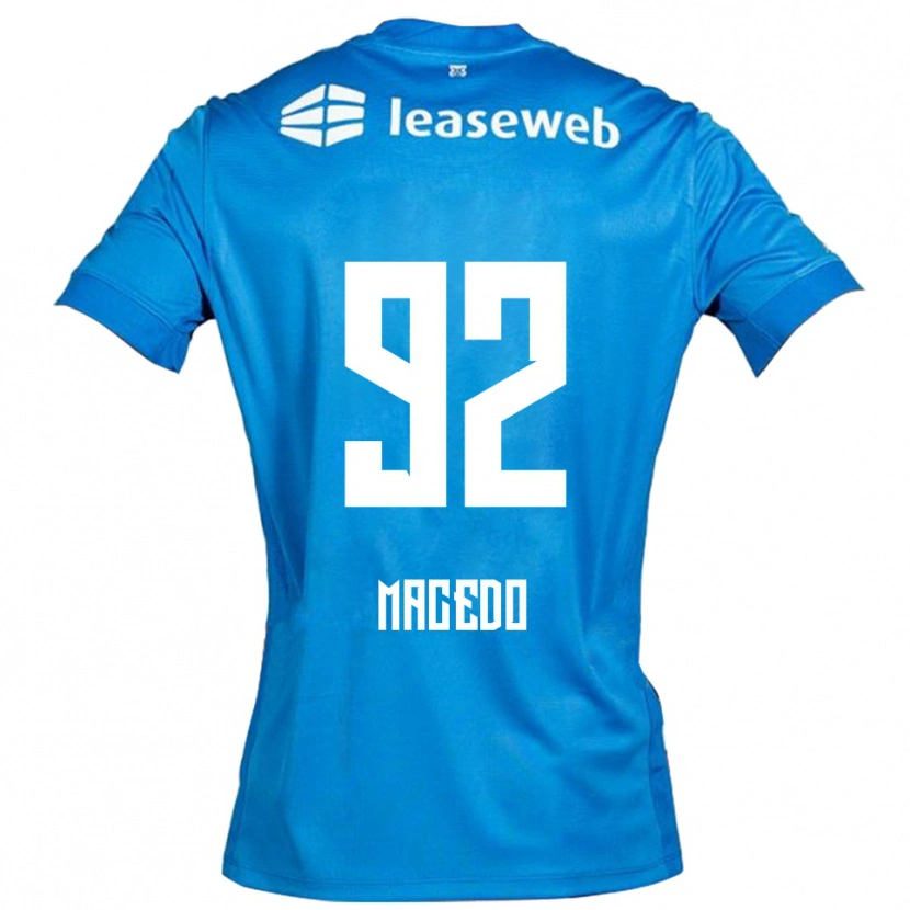Danxen Women Rodrigo Macedo #92 Blue White Away Jersey 2025/26 T-Shirt