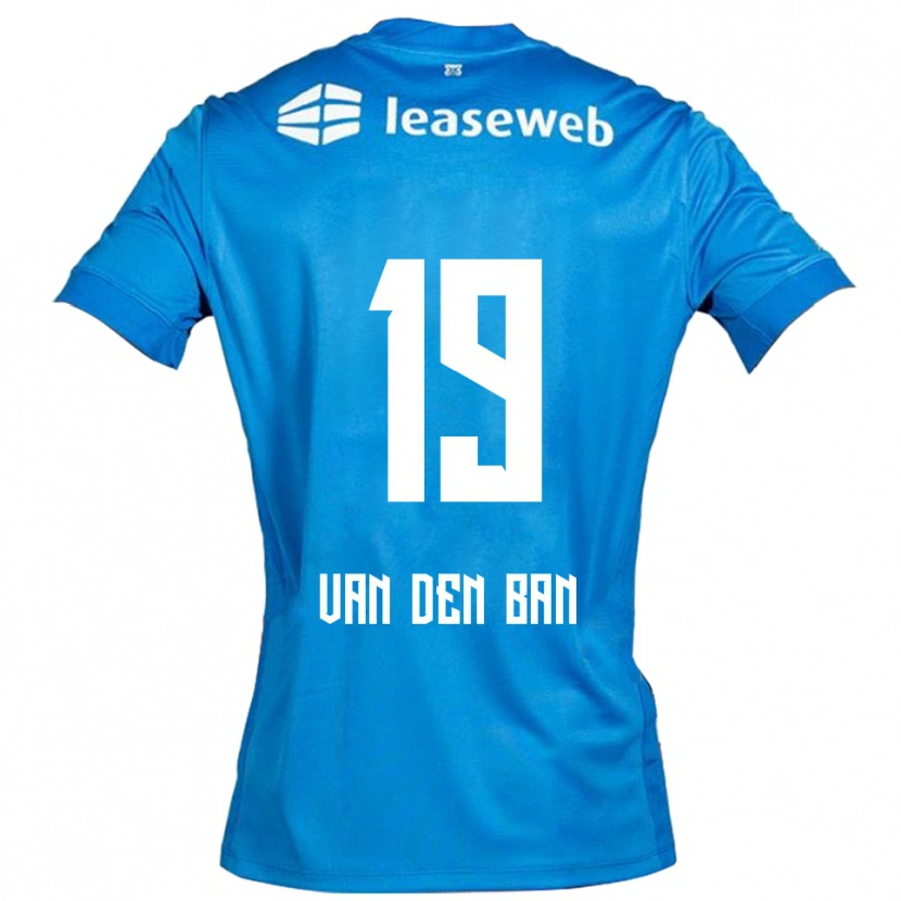 Danxen Women Yoël Van Den Ban #19 Blue White Away Jersey 2025/26 T-Shirt