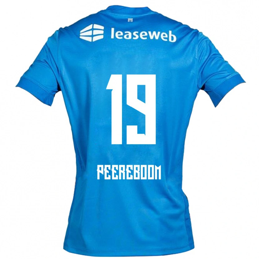 Danxen Women Sanne Peereboom #19 Blue White Away Jersey 2025/26 T-Shirt