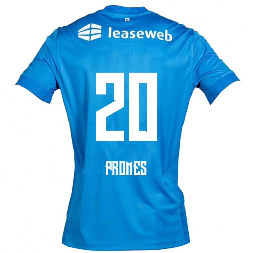 Danxen Women Valentino Promes #20 Blue White Away Jersey 2025/26 T-Shirt