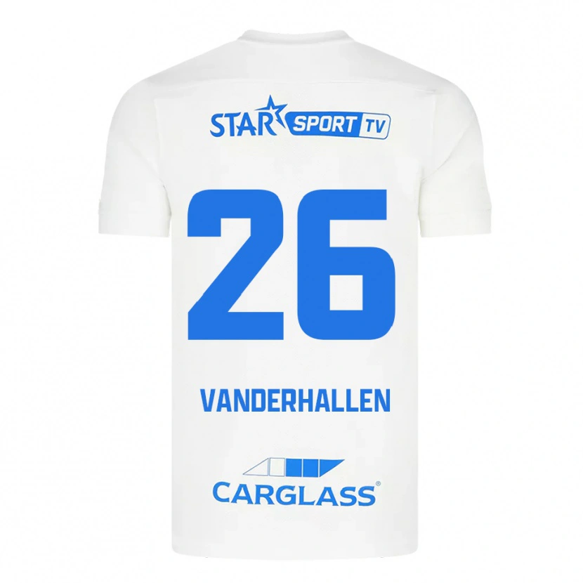 Danxen Women Yari Vanderhallen #26 White Blue Away Jersey 2025/26 T-Shirt