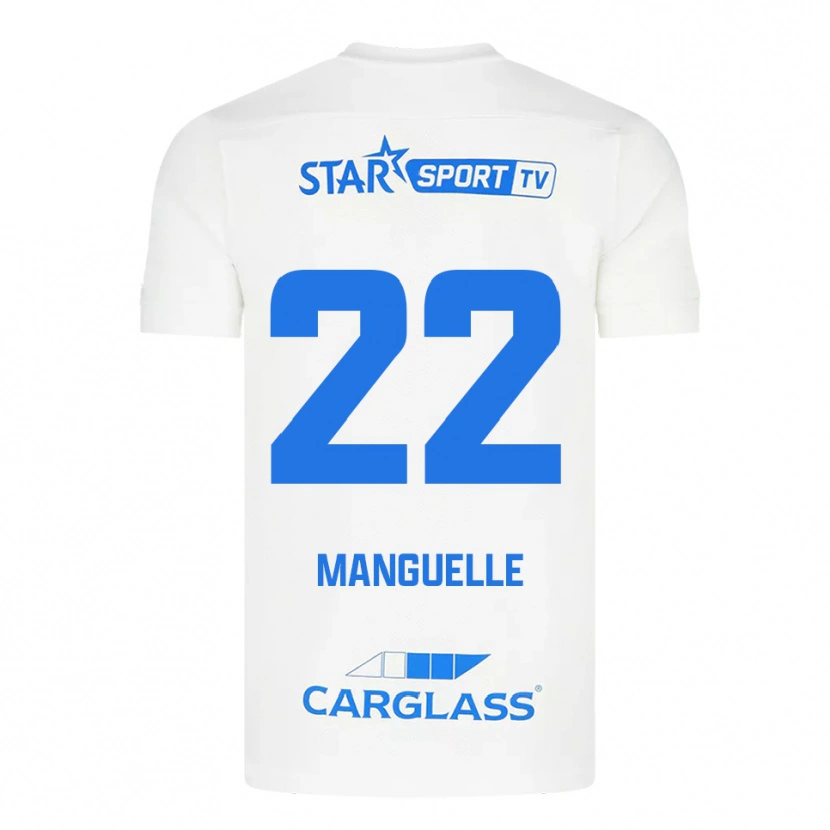 Danxen Women Brad Manguelle #22 White Blue Away Jersey 2025/26 T-Shirt