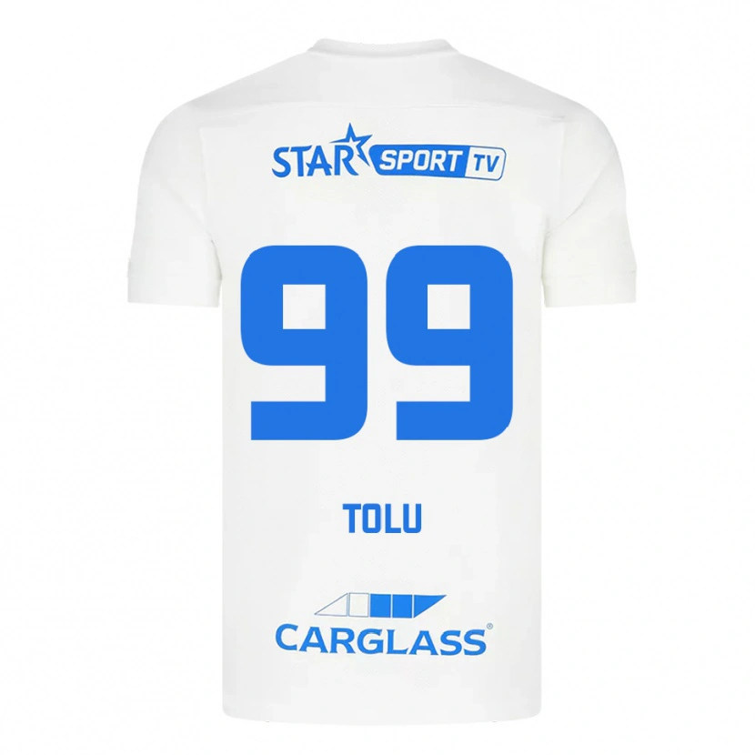Danxen Women Tolu Arokodare #99 White Blue Away Jersey 2025/26 T-Shirt