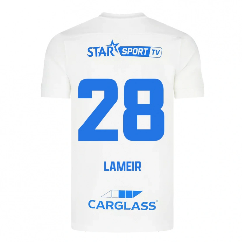 Danxen Women Tess Lameir #28 White Blue Away Jersey 2025/26 T-Shirt
