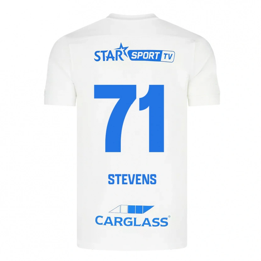 Danxen Women Brent Stevens #71 White Blue Away Jersey 2025/26 T-Shirt