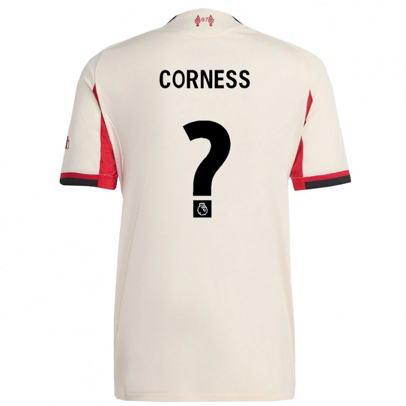 Danxen Women Dominic Corness #0 White Black Away Jersey 2025/26 T-Shirt