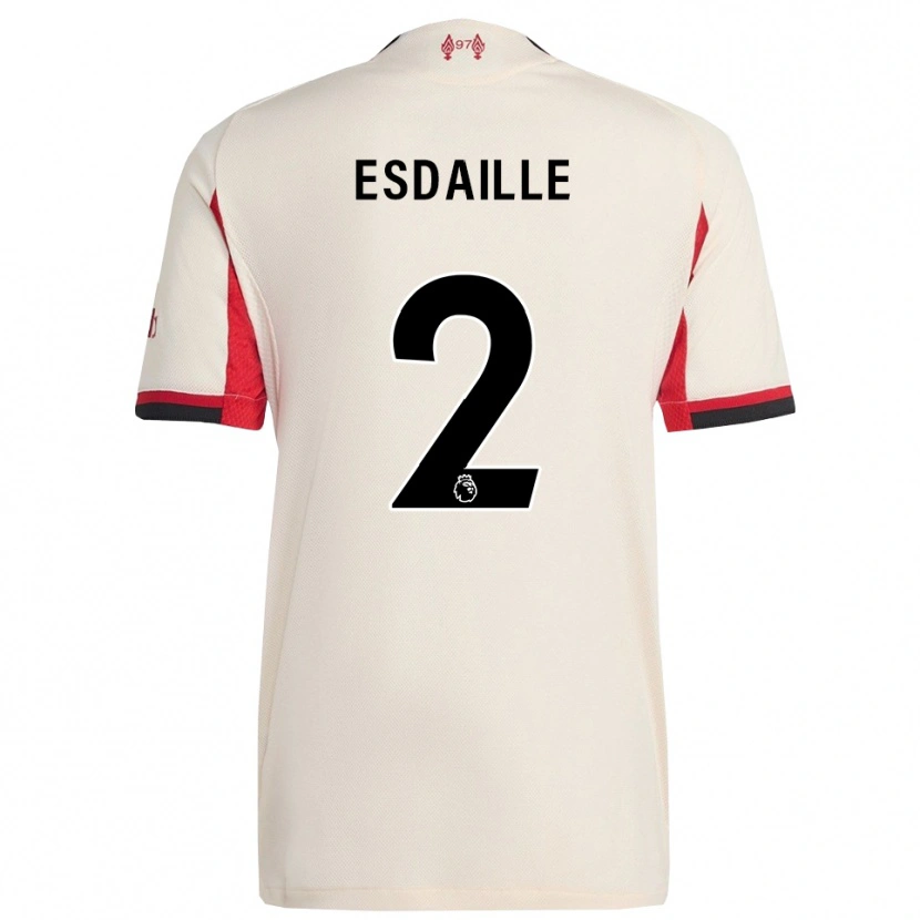Danxen Women Dj Esdaille #2 White Black Away Jersey 2025/26 T-Shirt
