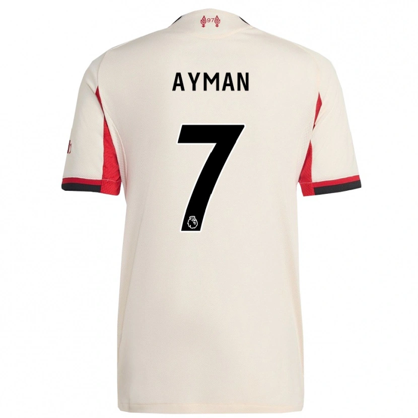 Danxen Women Alvin Ayman #7 White Black Away Jersey 2025/26 T-Shirt