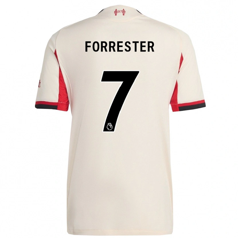Danxen Women La'more Forrester #7 White Black Away Jersey 2025/26 T-Shirt