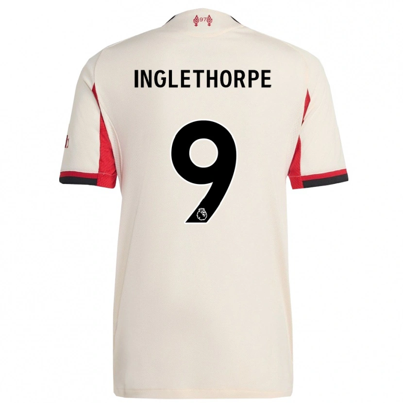 Danxen Women Finn Inglethorpe #9 White Black Away Jersey 2025/26 T-Shirt