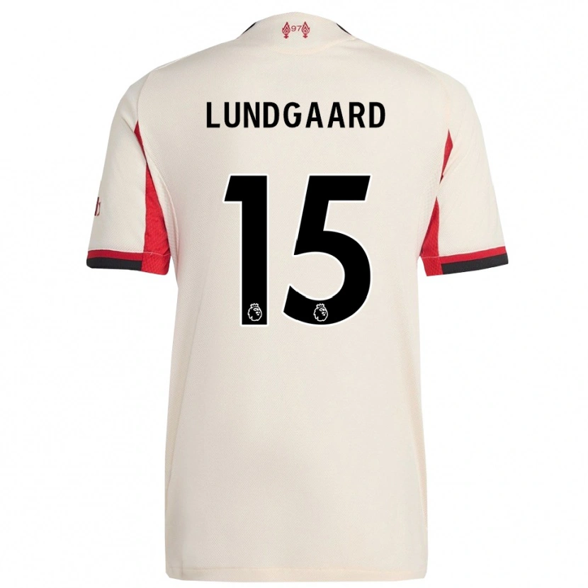 Danxen Women Sofie Lundgaard #15 White Black Away Jersey 2025/26 T-Shirt