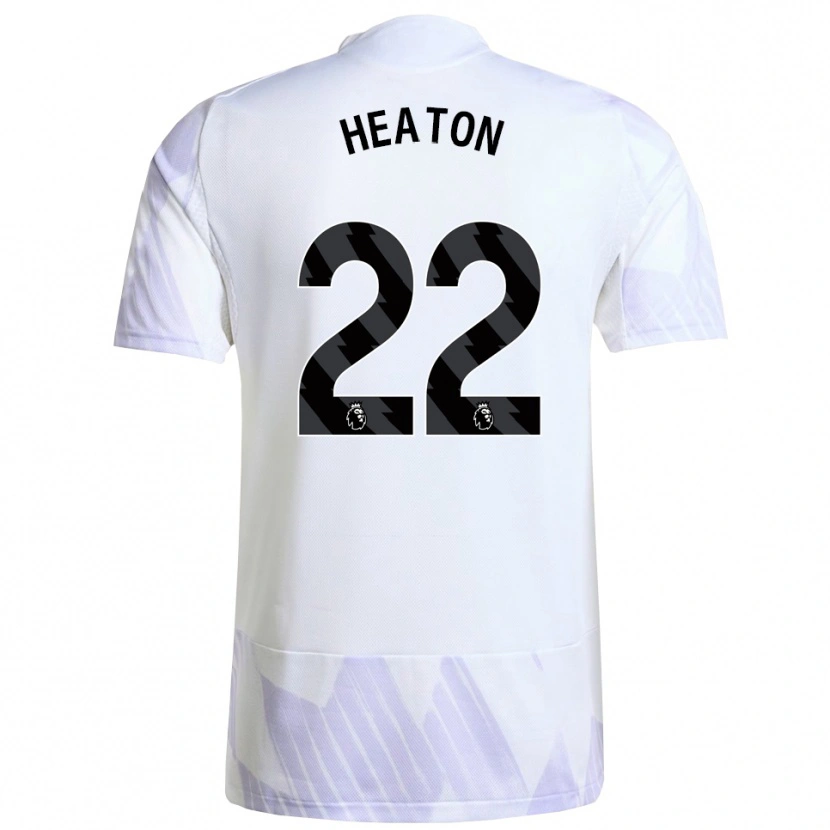 Danxen Women Tom Heaton #22 White Purple Purple Away Jersey 2025/26 T-Shirt