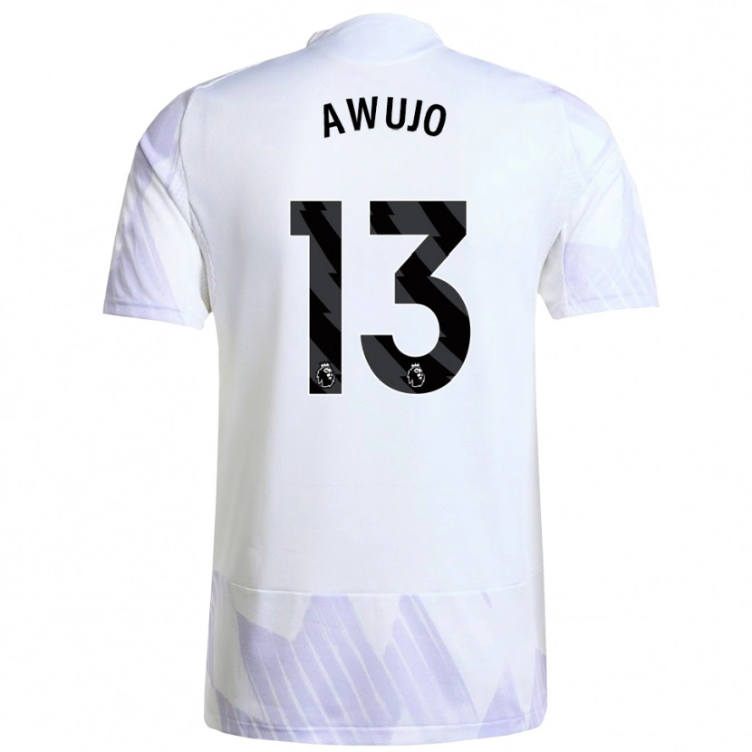 Danxen Women Simi Awujo #13 White Purple Purple Away Jersey 2025/26 T-Shirt