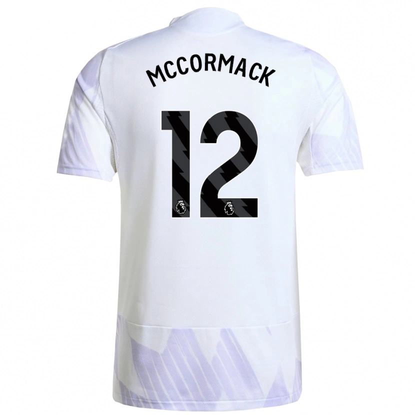 Danxen Women Rafe Mccormack #12 White Purple Purple Away Jersey 2025/26 T-Shirt