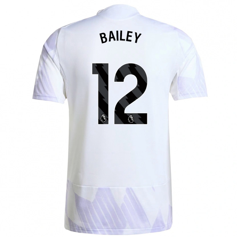Danxen Women James Bailey #12 White Purple Purple Away Jersey 2025/26 T-Shirt