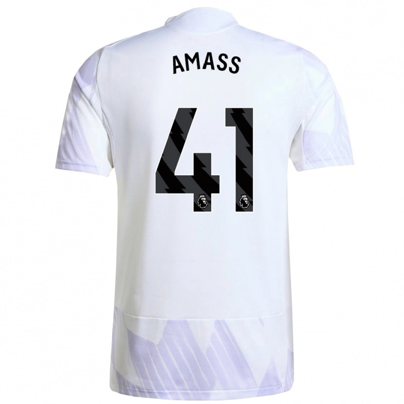 Danxen Women Harry Amass #41 White Purple Purple Away Jersey 2025/26 T-Shirt