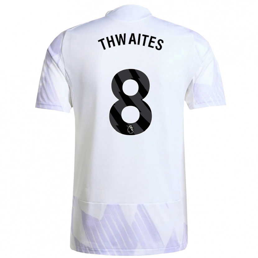 Danxen Women Jim Thwaites #8 White Purple Purple Away Jersey 2025/26 T-Shirt
