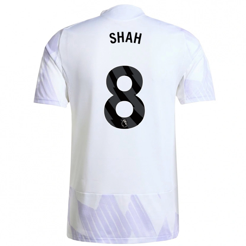 Danxen Women Jariyah Shah #8 White Purple Purple Away Jersey 2025/26 T-Shirt