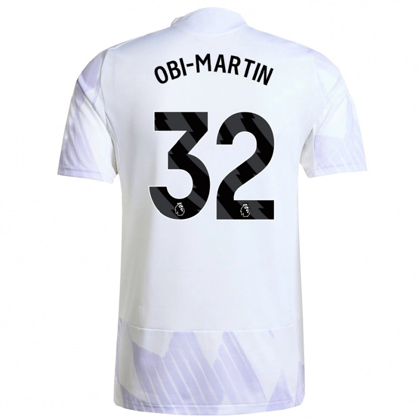 Danxen Women Chido Obi #32 White Purple Purple Away Jersey 2025/26 T-Shirt