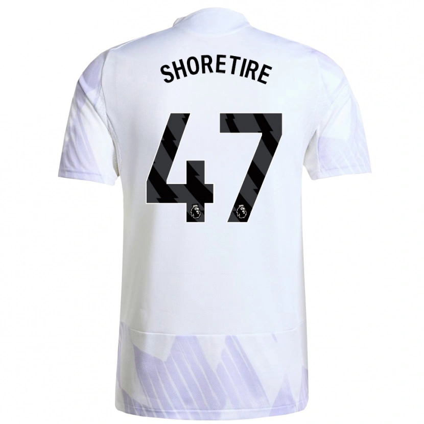 Danxen Women Shola Shoretire #47 White Purple Purple Away Jersey 2025/26 T-Shirt