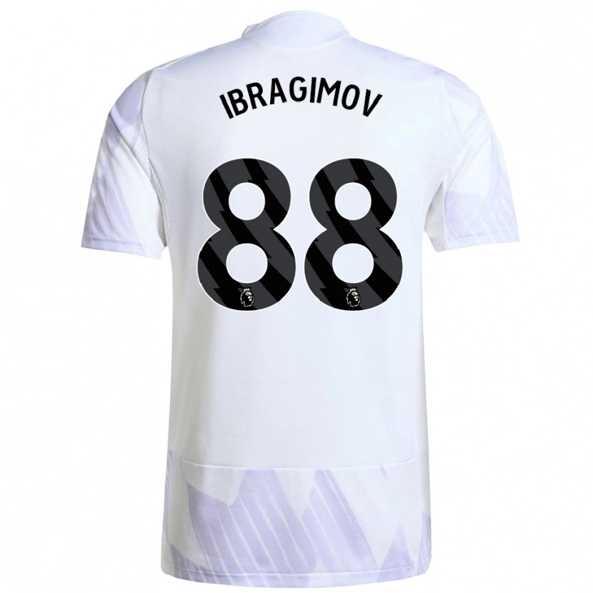 Danxen Women Amir Ibragimov #88 White Purple Purple Away Jersey 2025/26 T-Shirt