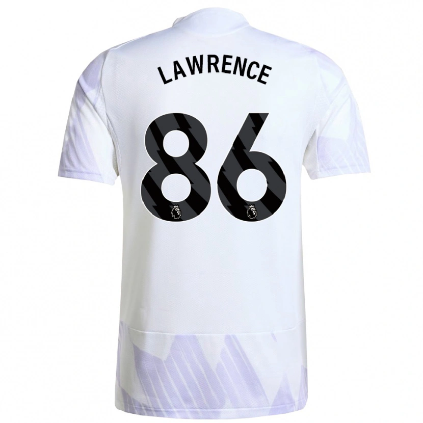 Danxen Women Marcus Lawrence #86 White Purple Purple Away Jersey 2025/26 T-Shirt