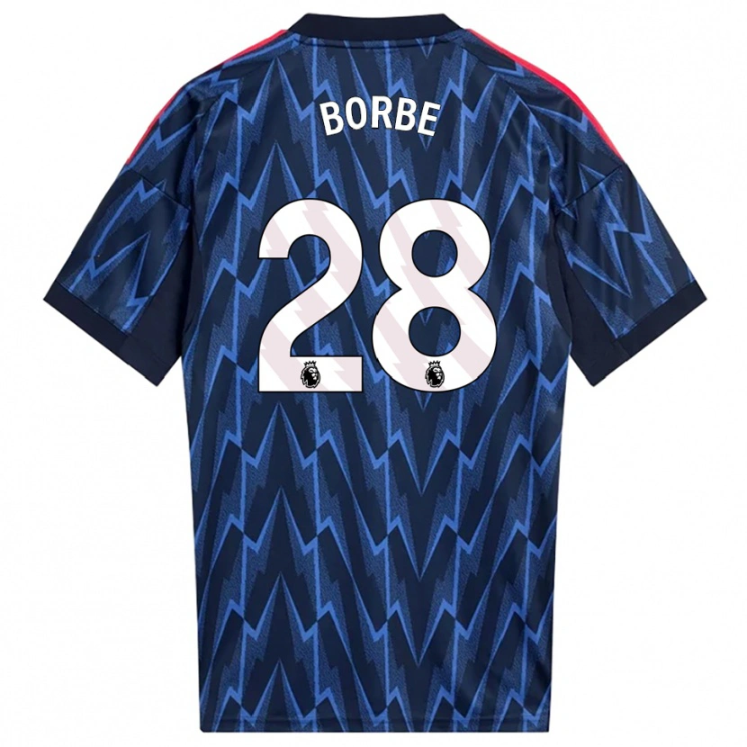 Danxen Women Anneke Borbe #28 Navy Red Away Jersey 2025/26 T-Shirt