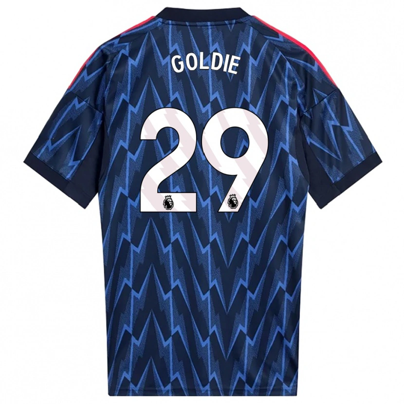 Danxen Women Teyah Goldie #29 Navy Red Away Jersey 2025/26 T-Shirt