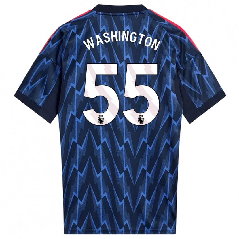 Danxen Women Marcell Washington #55 Navy Red Away Jersey 2025/26 T-Shirt