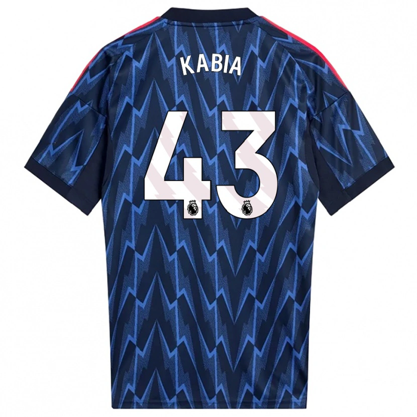 Danxen Women Ismeal Kabia #43 Navy Red Away Jersey 2025/26 T-Shirt
