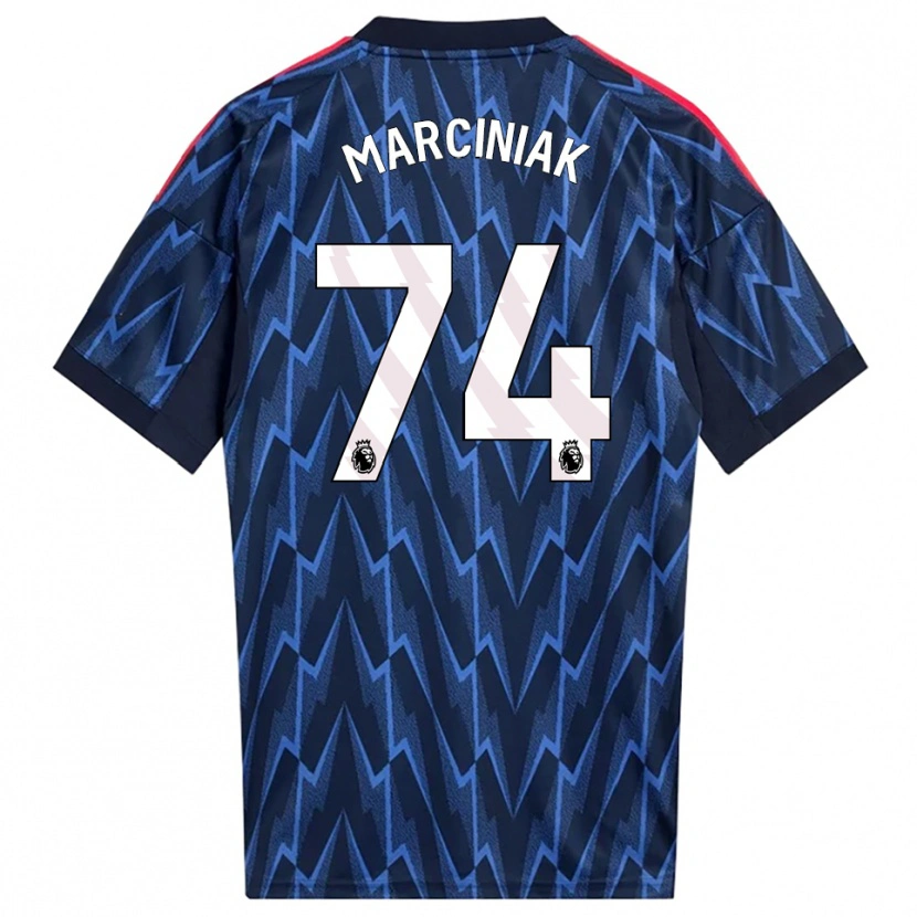 Danxen Women Alex Marciniak #74 Navy Red Away Jersey 2025/26 T-Shirt