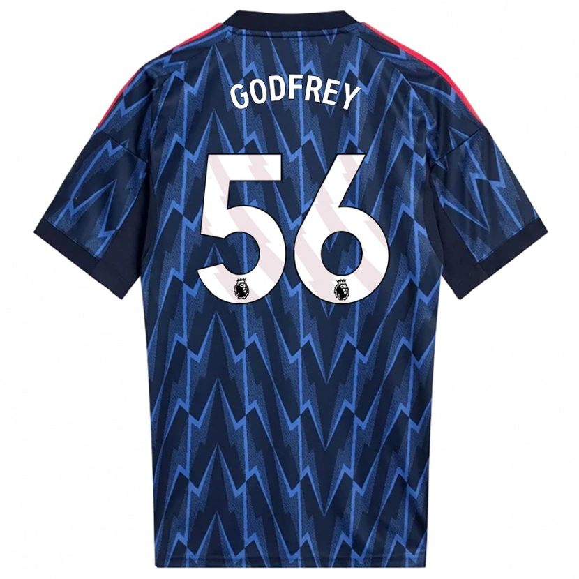 Danxen Women Freya Godfrey #56 Navy Red Away Jersey 2025/26 T-Shirt