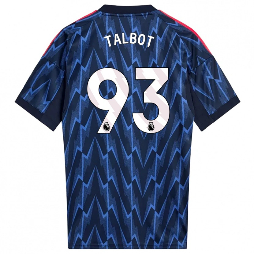 Danxen Women Jack Talbot #93 Navy Red Away Jersey 2025/26 T-Shirt