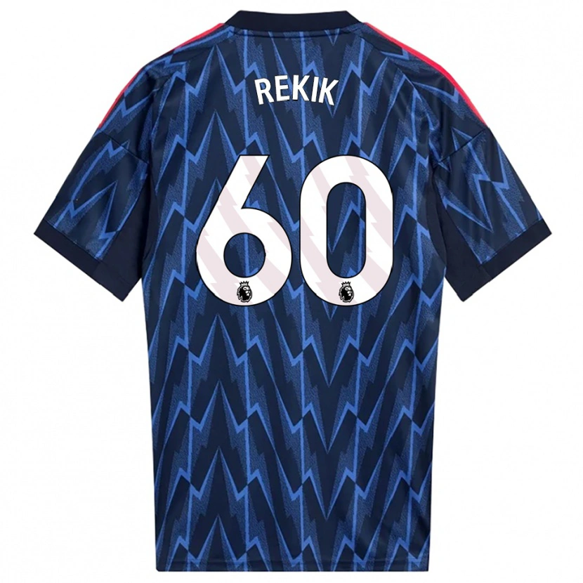 Danxen Women Omar Rekik #60 Navy Red Away Jersey 2025/26 T-Shirt