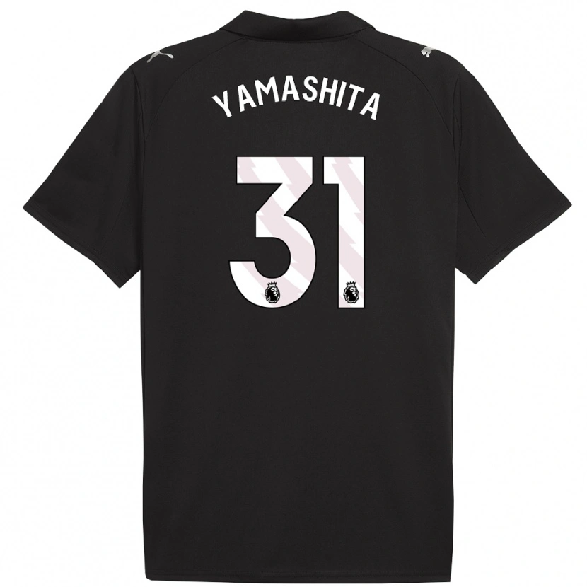 Danxen Women Ayaka Yamashita #31 Black White Away Jersey 2025/26 T-Shirt