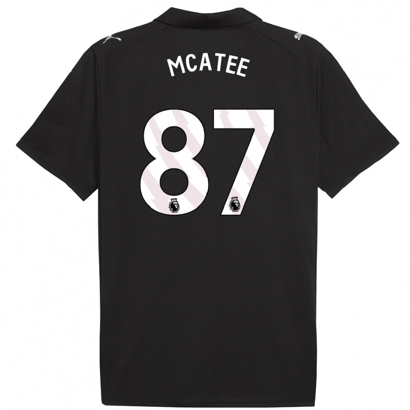 Danxen Women James Mcatee #87 Black White Away Jersey 2025/26 T-Shirt