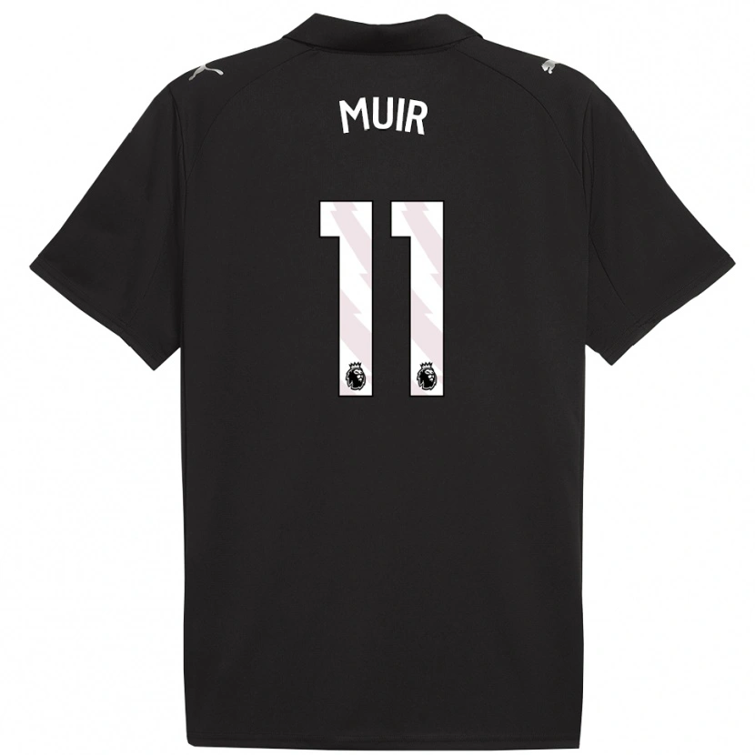 Danxen Women Ashton Muir #11 Black White Away Jersey 2025/26 T-Shirt