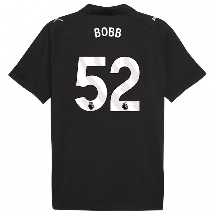 Danxen Women Oscar Bobb #52 Black White Away Jersey 2025/26 T-Shirt