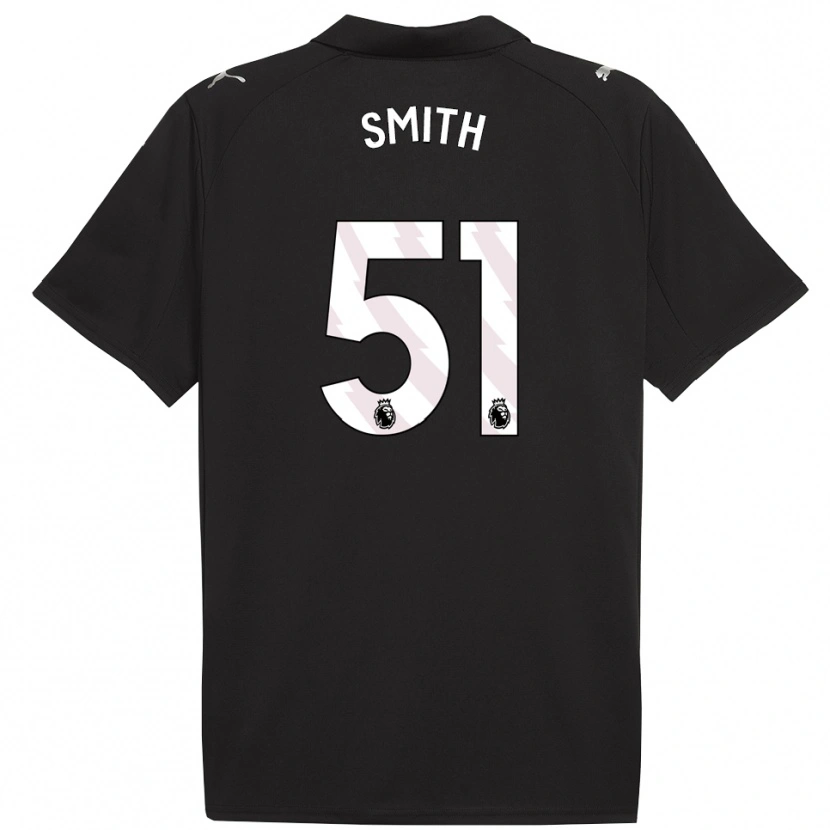 Danxen Women Isaac Smith #51 Black White Away Jersey 2025/26 T-Shirt