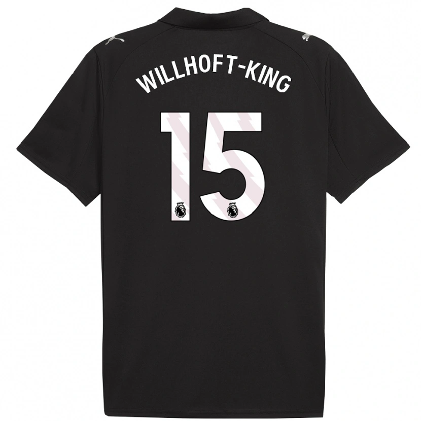 Danxen Women Han Willhoft-King #15 Black White Away Jersey 2025/26 T-Shirt