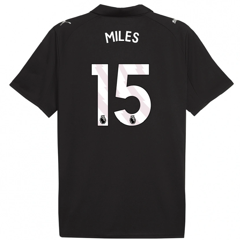 Danxen Women Harrison Miles #15 Black White Away Jersey 2025/26 T-Shirt