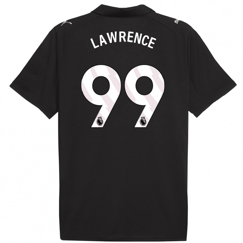 Danxen Women Emilio Lawrence #99 Black White Away Jersey 2025/26 T-Shirt
